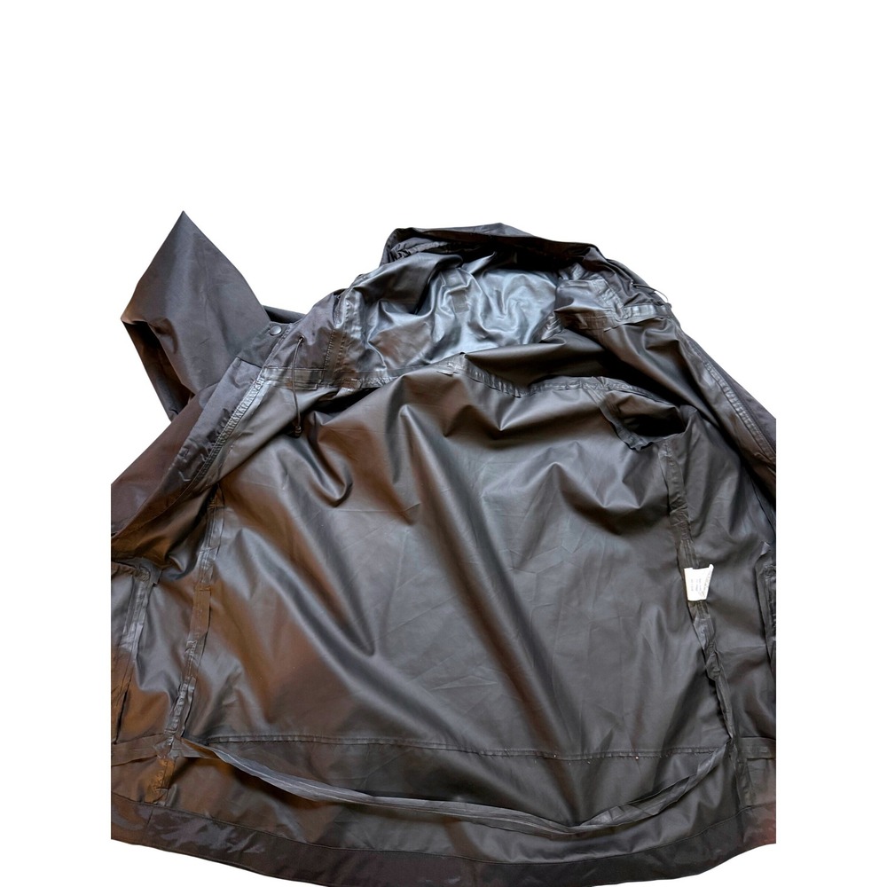 Grundens Womens Rain Jacket Hooded Black XL - Picture 4 of 7